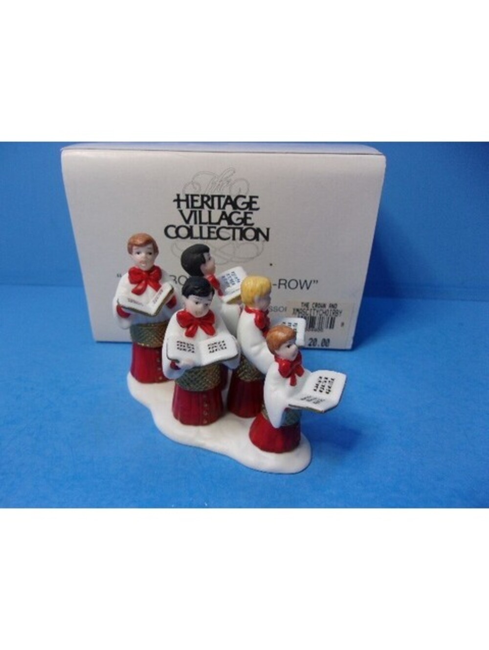 Dept 56 Choir Boys All in a Row #5889-2 Christmas in the City Retired Figure IOB
